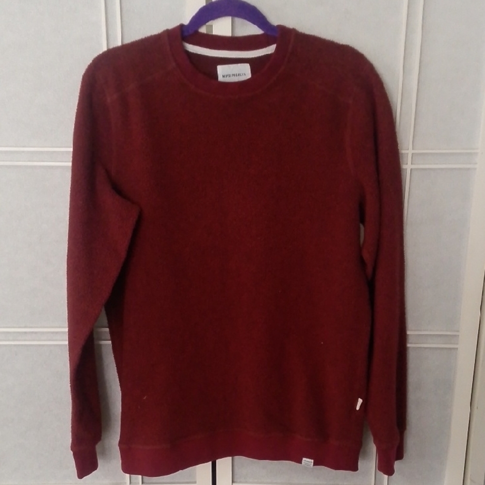 Norse Projects Polar-Tec Burgundy Sweatshirt